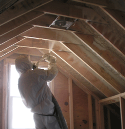 Long Beach CA attic spray foam insulation